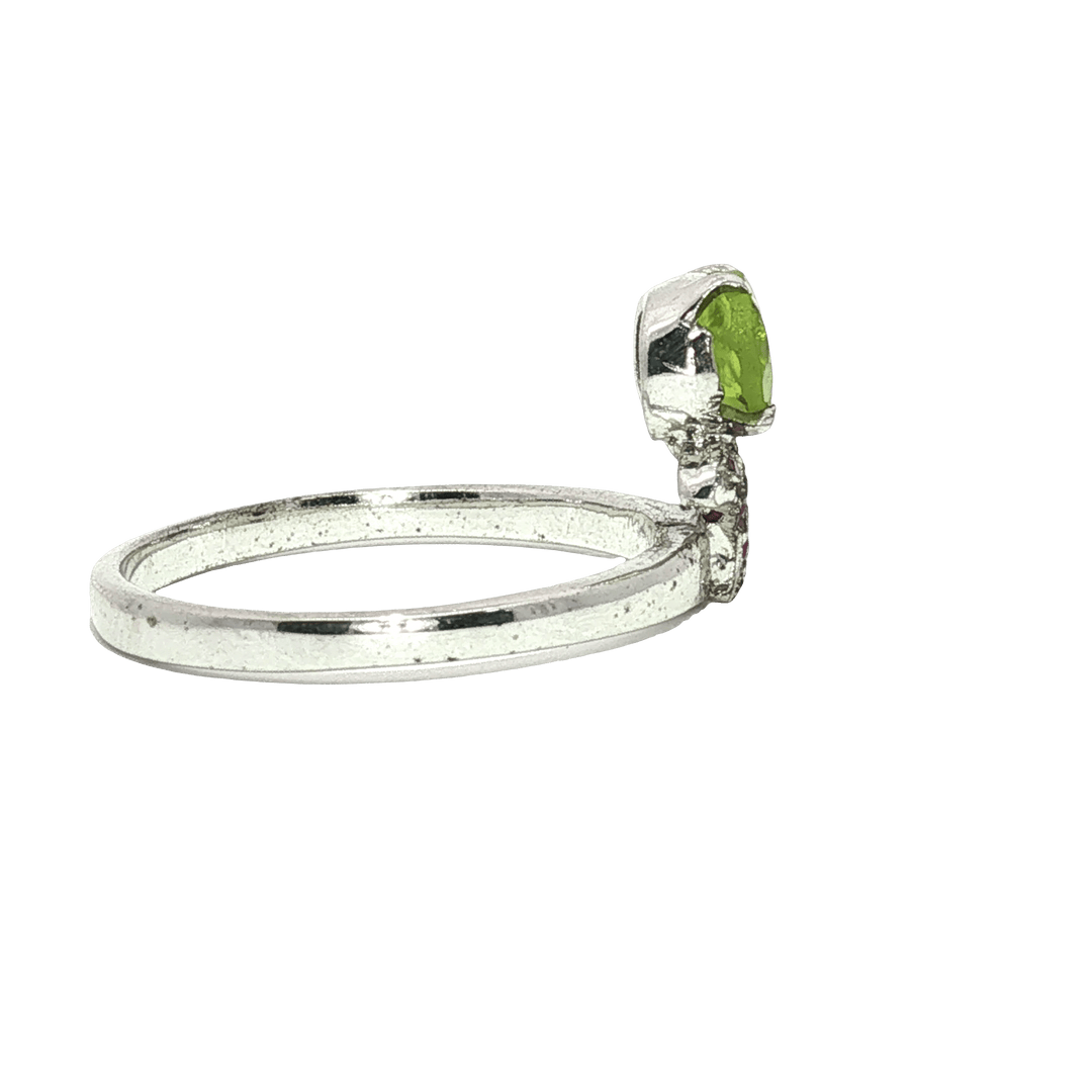 2.20/GM  PERIDOT SPIN RING Earrings - G0600