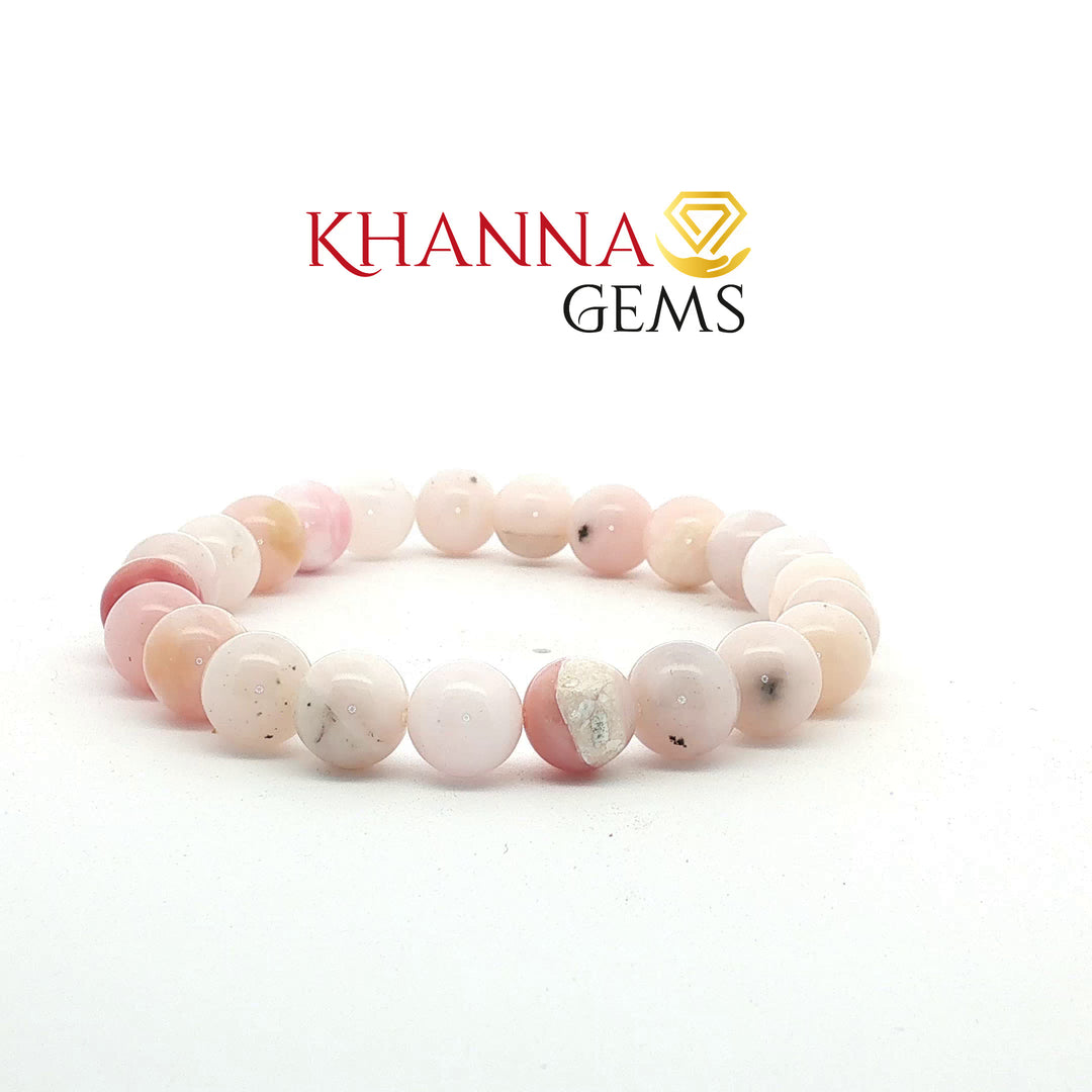 Natural Pink Opal Bracelet