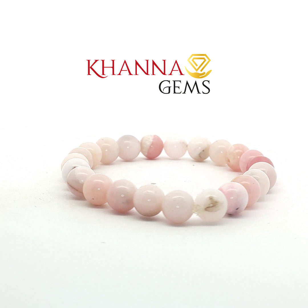 Natural Pink Opal Bracelet
