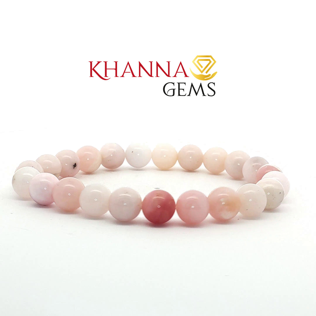 Natural Pink Opal Bracelet