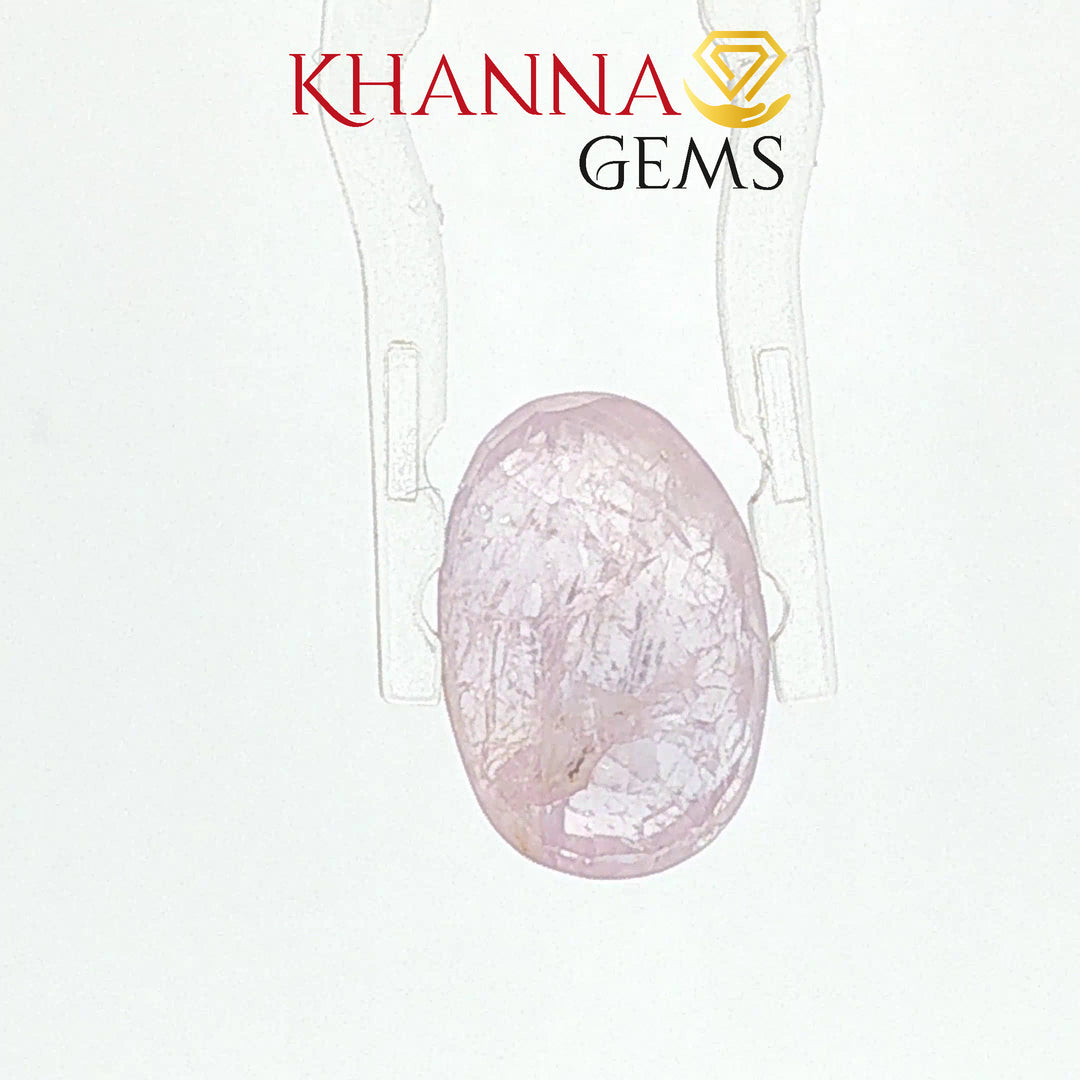 5.82/CT Natural Pink Sapphire with Govt Lab Certificate-107588
