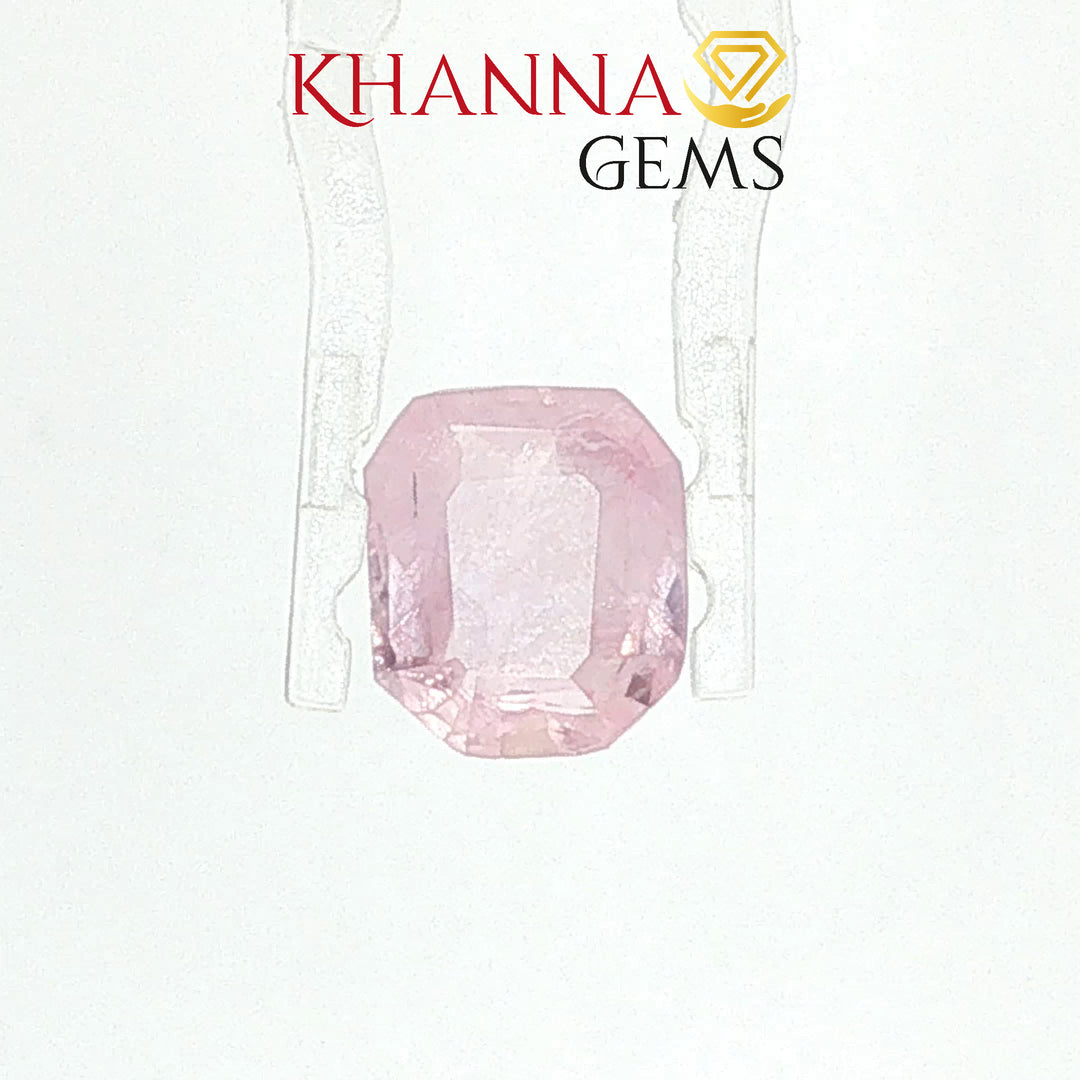 3.11/CT Natural Pink Sapphire with Govt Lab Certificate-116235