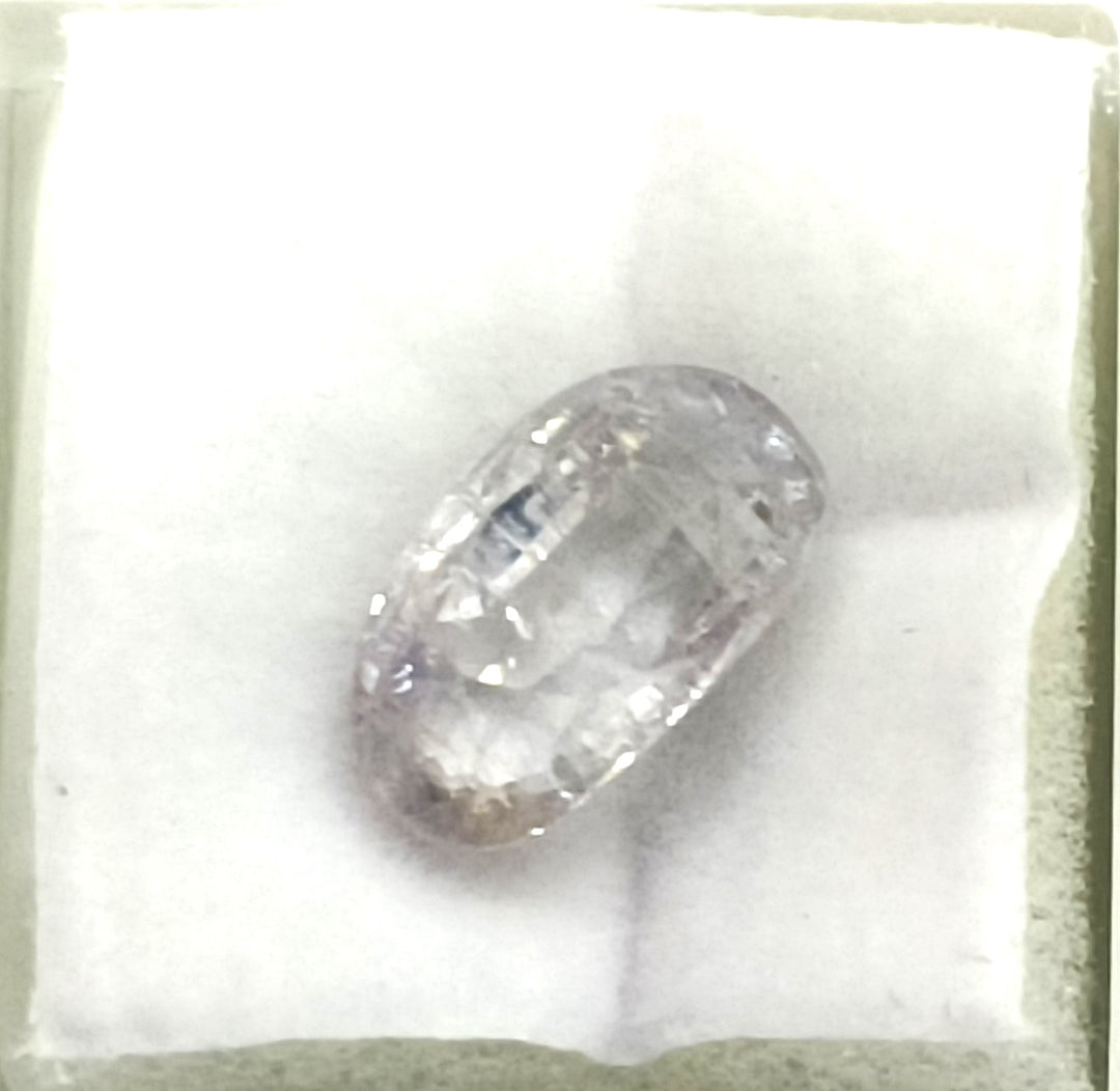 6.75/CT Natural Pink Sapphire with Govt Lab Certificate (56610)