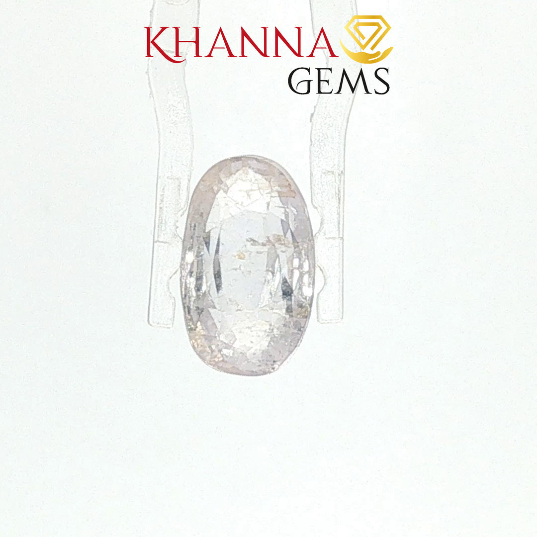 6.75/CT Natural Pink Sapphire with Govt Lab Certificate-125679