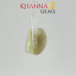 Load image into Gallery viewer, 5.73/CT Natural Prehnite Cats Eye Stone With Govt. Lab Certificate-137299