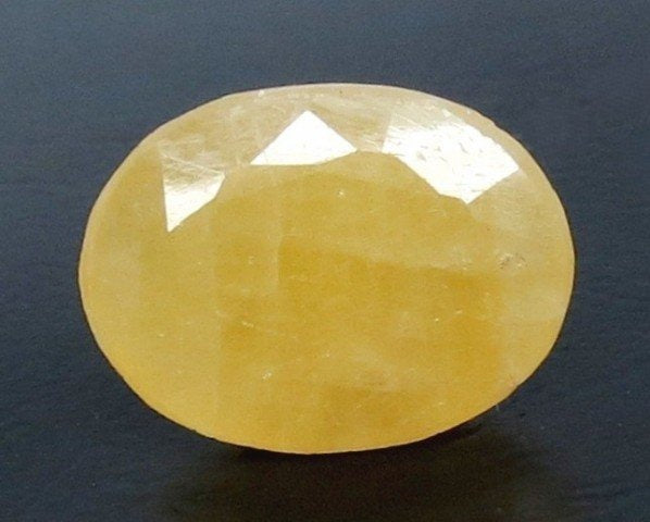6.47/CT Natural Yellow Sapphire With Govt Lab Certificate (4551)