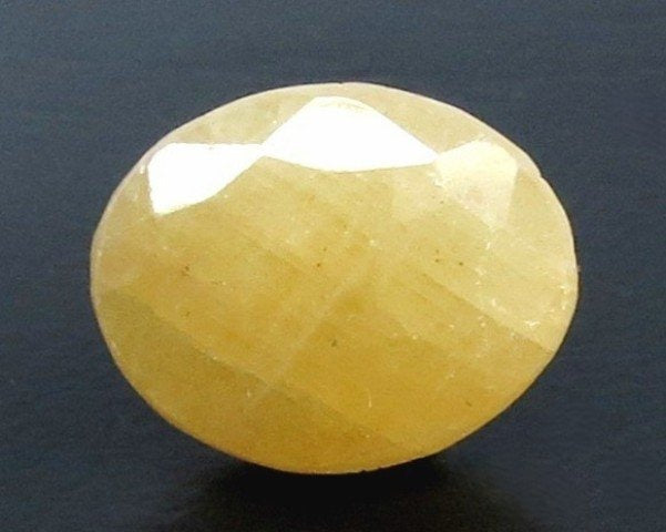 6.68/CT Natural Yellow Sapphire With Govt Lab Certificate (1221)