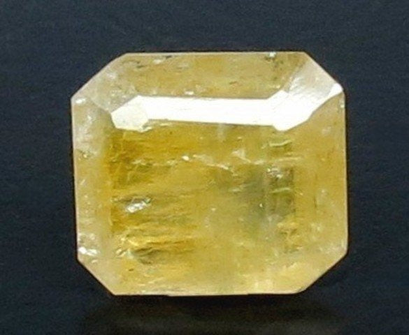 1.40/CT Natural Yellow Sapphire With Govt Lab Certificate (6771)