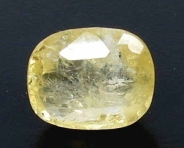 6.57/CT Natural Yellow Sapphire With Govt Lab Certificate (23310)