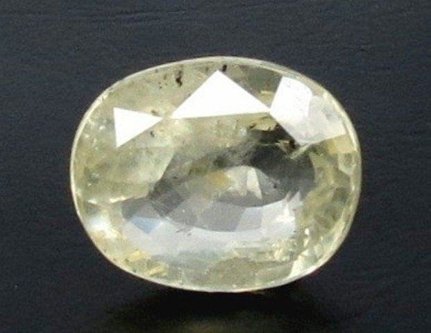 5.68/CT Natural Yellow Sapphire With Govt Lab Certificate (23310)