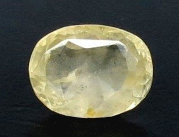 7.61/CT Natural Yellow Sapphire With Govt Lab Certificate (12210)