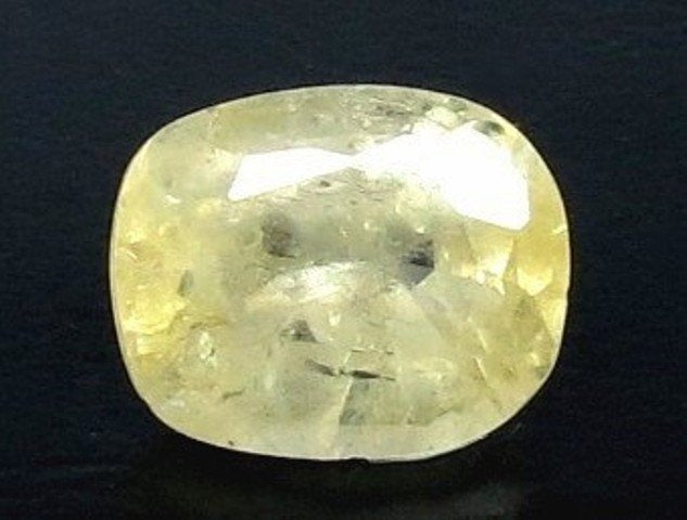 4.04/CT Natural Yellow Sapphire With Govt Lab Certificate (12210)