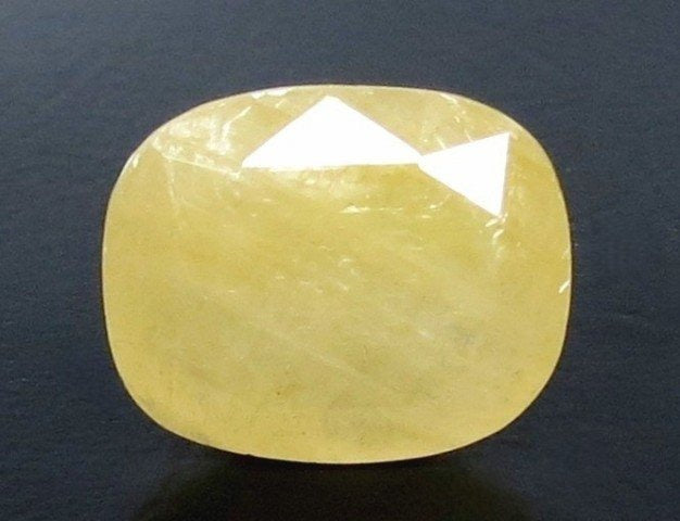 6.30/CT Natural Yellow Sapphire With Govt Lab Certificate (4551)