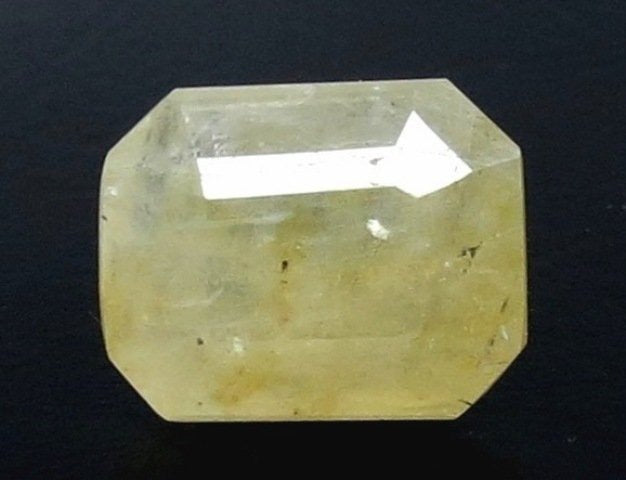 3.90/CT Natural Yellow Sapphire With Govt Lab Certificate (6771)
