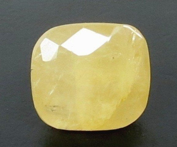 6.45/CT Natural Yellow Sapphire With Govt Lab Certificate (1221)
