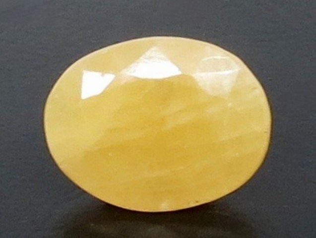 4.06/CT Natural Yellow Sapphire With Govt Lab Certificate (2331)