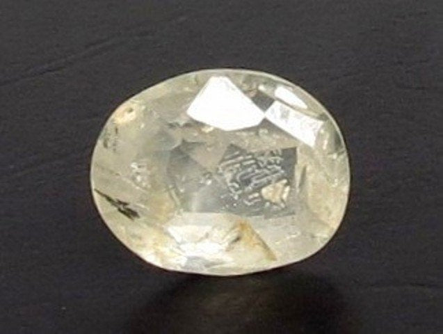 3.09/CT Natural Yellow Sapphire With Govt Lab Certificate