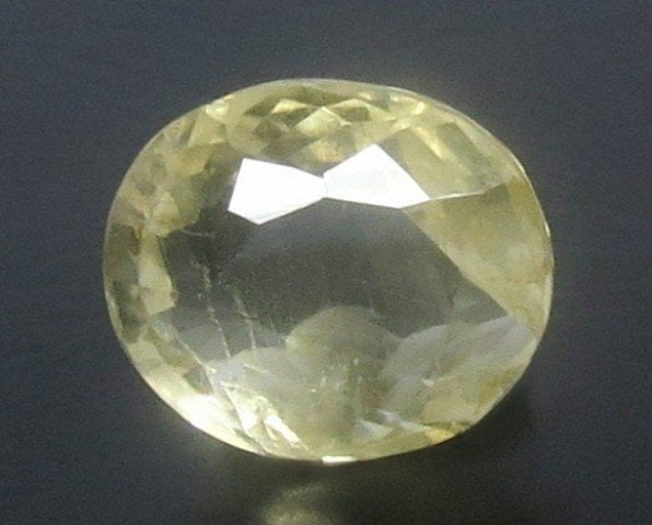 2.81/CT Natural Yellow Sapphire With Govt Lab Certificate (23310)