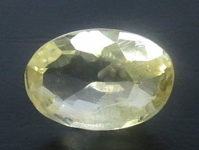 3.15/CT Natural Yellow Sapphire With Govt Lab Certificate (34410)