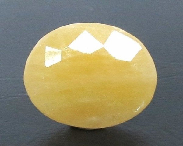 7.67/CT Natural Yellow Sapphire With Govt Lab Certificate (1221)