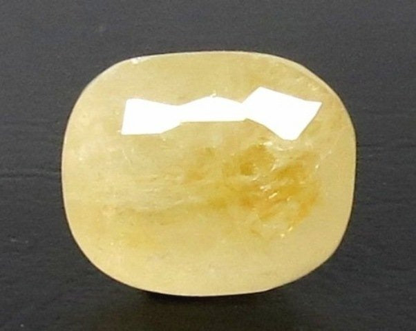 5.60/CT Natural Yellow Sapphire With Govt Lab Certificate (4551)