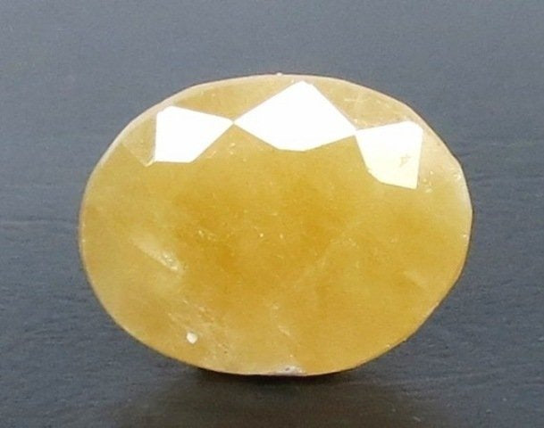 5.63/CT Natural Yellow Sapphire With Govt Lab Certificate (1221)
