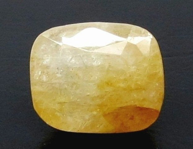 8.24/CT Natural Yellow Sapphire With Govt Lab Certificate (4551)