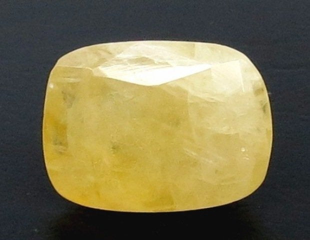 6.75/CT Natural Yellow Sapphire With Govt Lab Certificate (4551)