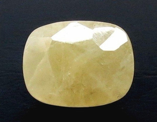 5.55/CT Natural Yellow Sapphire With Govt Lab Certificate (1221)