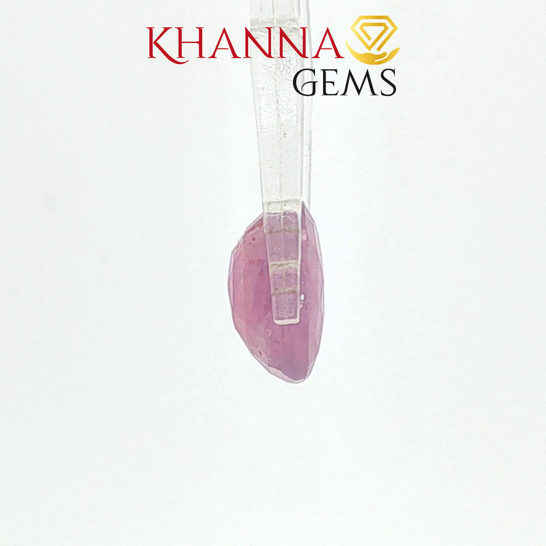 5.44/CT Natural Purple Sapphire Stone with Govt Lab Certificate-10391D42102