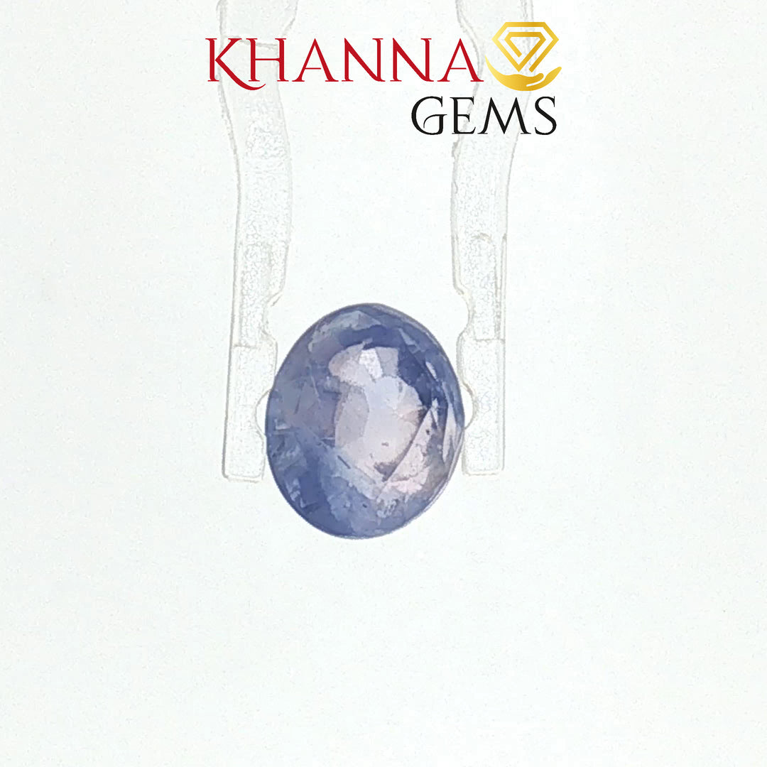 3.34/CT Natural Purple Sapphire Stone with Govt. Lab Certificate-73409