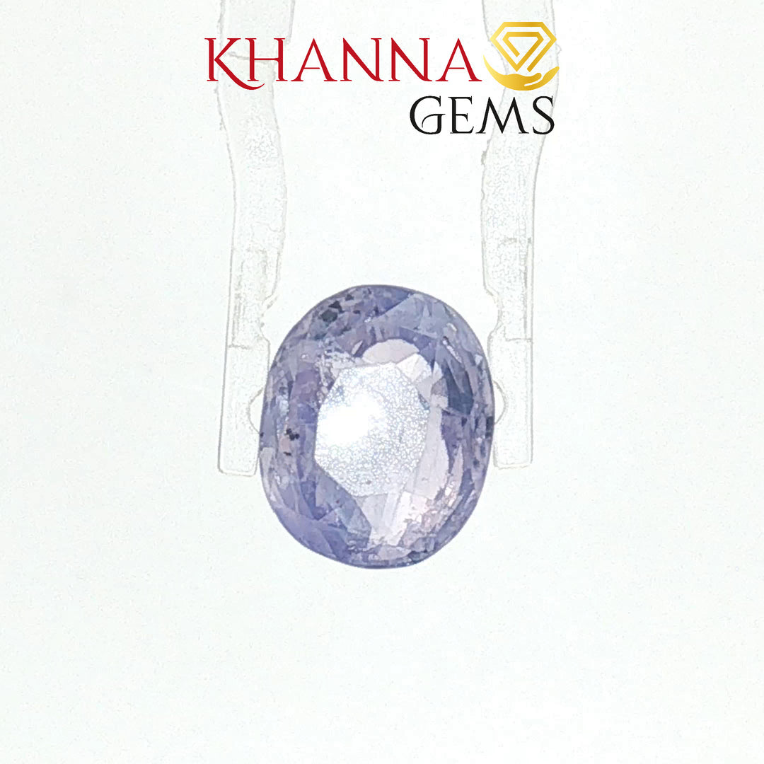 5.90/CT Natural Purple Sapphire Stone with Govt. Lab Certificate-91012