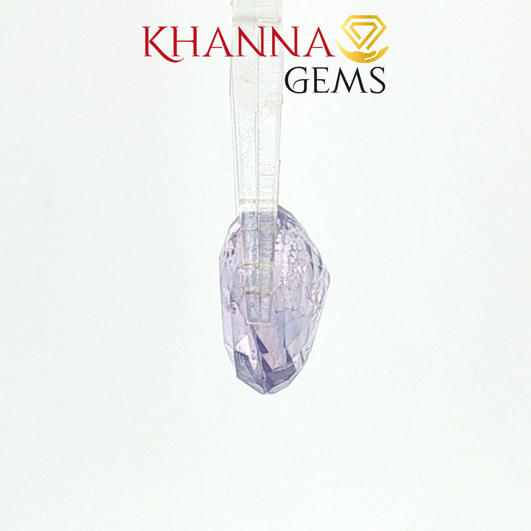 5.90/CT Natural Purple Sapphire Stone with Govt. Lab Certificate-91012