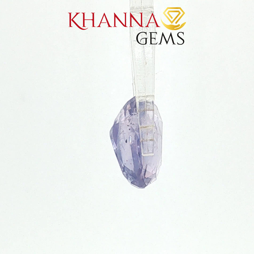 5.90/CT Natural Purple Sapphire Stone with Govt. Lab Certificate-91012