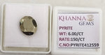 Load image into Gallery viewer, Natural 6.00/CT Golden Pyrite Stone