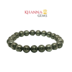 Load image into Gallery viewer, Premium Pyrite 8MM Round Gemstone Beads – NOO6012