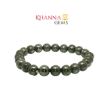 Load image into Gallery viewer, Premium Pyrite 8MM Round Gemstone Beads – NOO6012
