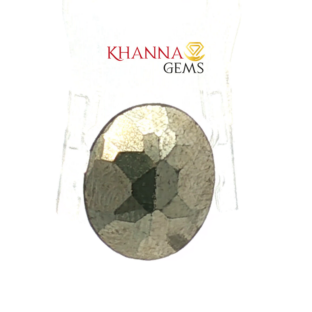 6.65/CT Natural Certified Pyrite Gemstone -PYRITE412550