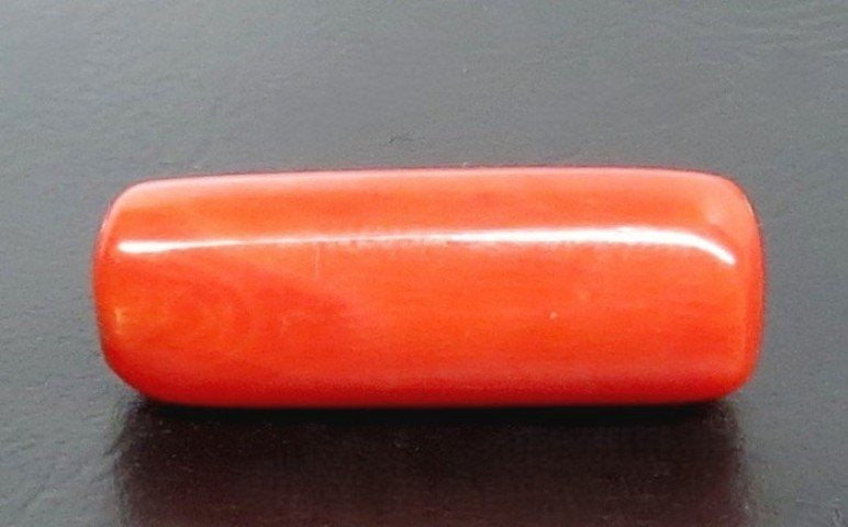 6.31/CT Natural Red Coral With Govt. Lab Certificate-10833D43735