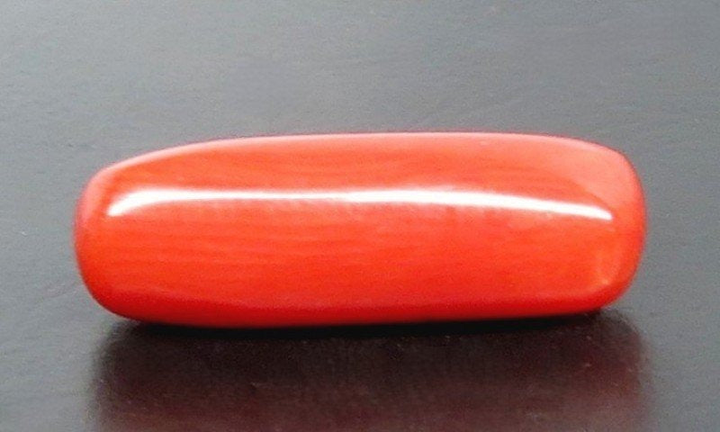 5.84/CT Natural Red Coral With Govt. Lab Certificate-10833D43736