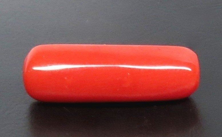 6.52/CT Natural Red Coral With Govt. Lab Certificate-10833D43747