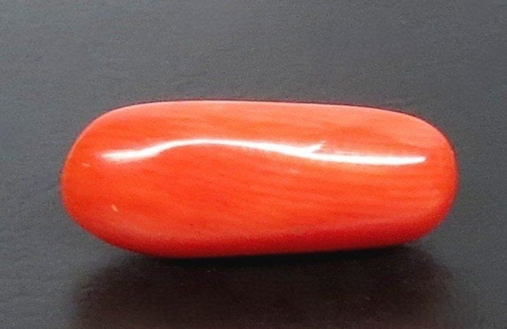 3.88/CT Natural Red Coral With Govt. Lab Certificate-10833D43749