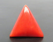 Triangular red stone
