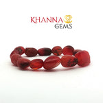 Load image into Gallery viewer, Natural Red Carnelian Tumble Bracelet