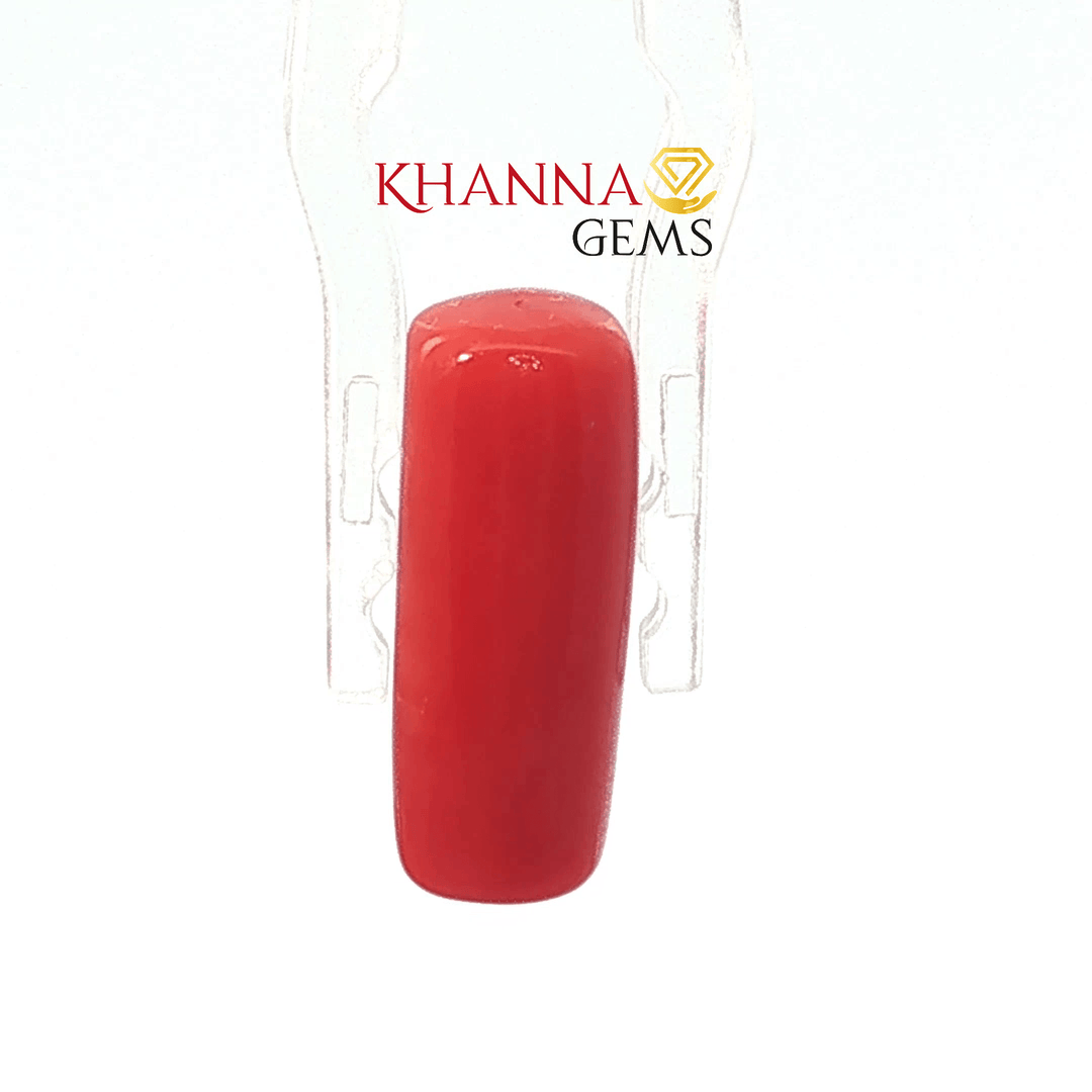 5.45/CT Natural Certified Red Coral Gemstone -826207