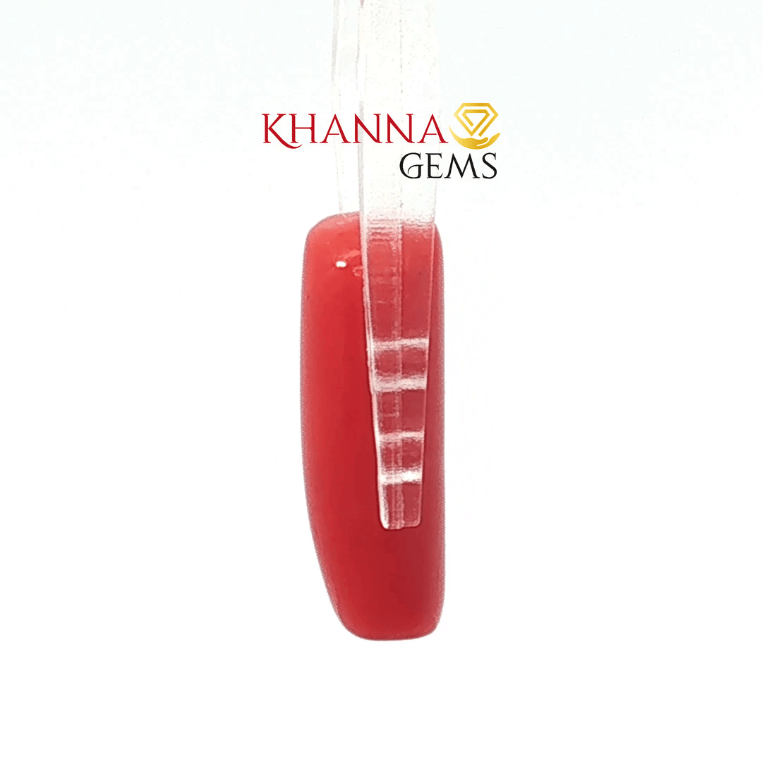5.45/CT Natural Certified Red Coral Gemstone -826207