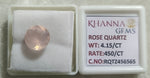 Load image into Gallery viewer, 4.15/CT Healing Rose Quartz Stone with Govt. Lab Certificate-456565