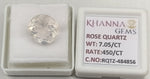 Load image into Gallery viewer, 7.05/CT Healing Rose Quartz Stone with Govt. Lab Certificate-484856