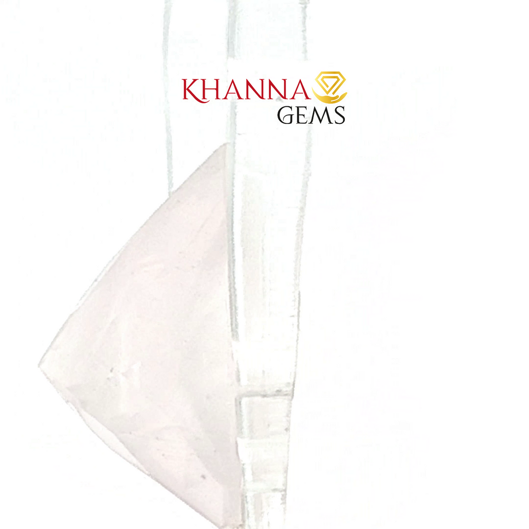 9/CT Natural Certified Rose Quartz Gemstone -RQUATRA0577