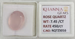Load image into Gallery viewer, 7.45/CT Healing Rose Quartz Stone with Govt. Lab Certificate-RQTZ5016